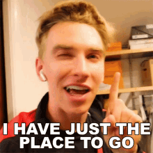 I Have Just The Place To Go Stephen Sharer GIF - I Have Just The Place To Go Stephen Sharer I Know A Place GIFs