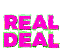 Real Deal Real Sticker - Real Deal Real Haydiroket Stickers