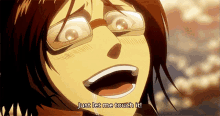 Attack On Titan Funny GIF - Attack On Titan Funny Just Let Me Touch It GIFs