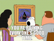 Family Guy Brian Griffin GIF - Family Guy Brian Griffin Youre Runing Everyones Good Time GIFs