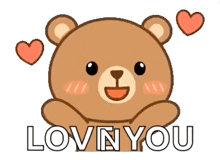 Cute Bear GIF - Cute Bear Love You GIFs
