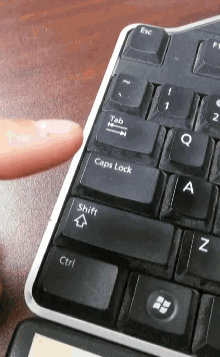 Keyboard Caps Lock GIF - Keyboard Caps Lock Press GIFs