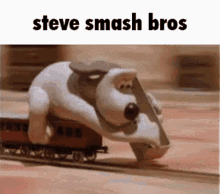 Steve Smash Bros GIF