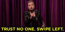 Get Out GIF - Trust No One Swipe Left Tinder GIFs