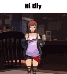 Futaba Persona5 GIF - Futaba Persona5 Hi Elly GIFs