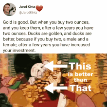 Money Gold GIF - Money Gold Duck GIFs