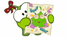 i made art om nom cut the rope its for you fan art