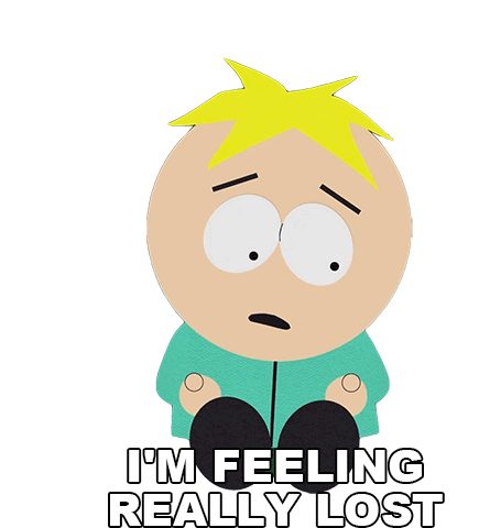 Im Feeling Really Lost And Miserable Butters Stotch Sticker - Im Feeling Really Lost And Miserable Butters Stotch South Park Stickers