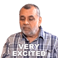 Very Excited Paresh Rawal Sticker