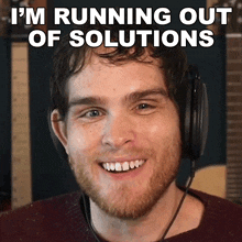 Im Running Out Of Solutions Sam Johnson GIF