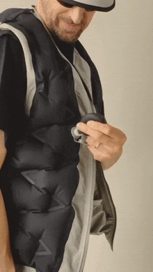 Inflate Puffer Vest GIF - Inflate Puffer Vest Inflatable GIFs