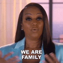 We Are Family Jackie Christie GIF - We Are Family Jackie Christie Basketball Wives GIFs