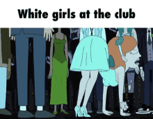 white girls at the club club dance dancing twerk