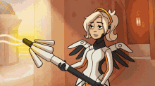 Tired Mercy GIF - Tired Mercy Overwatch GIFs