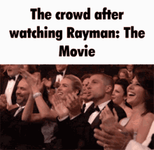 Rayman The Movie The Crowd Clapping GIF