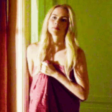 rebekah mikaelson fresh out of the shower vampire claire holt