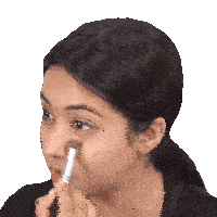 Applying Makeup Reem Shaikh Sticker - Applying Makeup Reem Shaikh Pinkvilla Stickers
