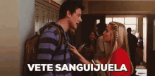 Vete Sanguijuela GIF - Glee Fighting Angry GIFs