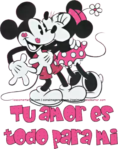 Te Amo Tu Amor Es Todo Para Mi Sticker - Te Amo Tu Amor Es Todo Para Mi Mickey Mouse Stickers