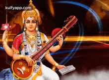 Saraswathi Devi.Gif GIF - Saraswathi Devi Goddess Kulfy GIFs
