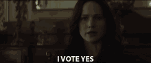 I Vote Yes Jennifer Lawrence GIF - I Vote Yes Jennifer Lawrence Katniss Everdeen GIFs