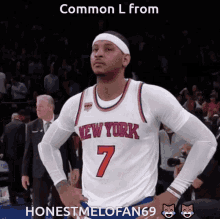 Carmelo Common L GIF - Carmelo Common L Knicks GIFs