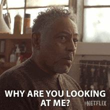 Why Are You Looking At Me Leo Pap GIF - Why Are You Looking At Me Leo Pap Giancarlo Esposito GIFs