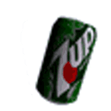 7up soda can pop can 7up can spinning