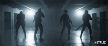 a netflix ad features a group of soldiers