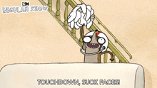 Touchdown Suck Faces Rigby GIF - Touchdown Suck Faces Rigby Regular Show GIFs