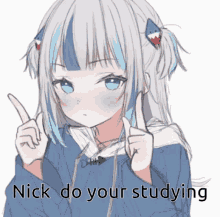Nick Do Your Homework GIF