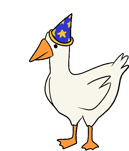 Wizard Goose Goose Sticker - Wizard Goose Goose Wizard Stickers