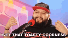 Get That Toasty Goodness Toasty GIF - Get That Toasty Goodness Toasty Tastes Good GIFs