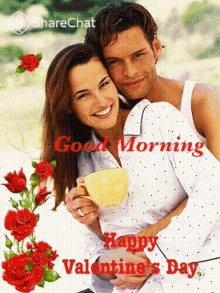Good Morning Happy Valentines Day GIF - Good Morning Happy Valentines Day Sharechat GIFs
