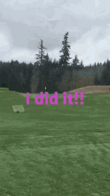Golf I Did It GIF - Golf I Did It Happy Dance GIFs
