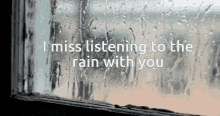 I Miss Listening To The Rain With You Rain Noises GIF - I Miss Listening To The Rain With You Rain Noises Ollie Rain GIFs