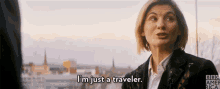 just a traveler eyebrows visiting visitor jodie whittaker