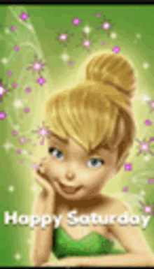 Tinkerbell Happy Saturday GIF - Tinkerbell Happy Saturday Smile GIFs