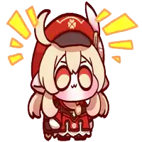 a cartoon of a girl wearing a red hat with a four leaf clover on it