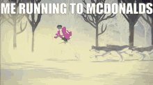Running To GIF - Running To Mcdonalds GIFs