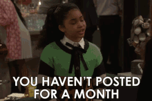 You Havent Posted For A Month Millicent GIF - You Havent Posted For A Month Millicent Icarly GIFs