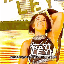 Bayley I Love You GIF - Bayley I Love You Sasha Banks GIFs