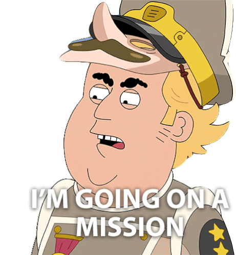 Im Going On A Mission Fichael Sticker - Im Going On A Mission Fichael Farzar Stickers