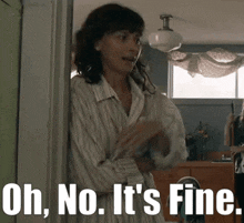 From Tv Show Kristi Miller GIF - From Tv Show Kristi Miller Oh No Its Fine GIFs