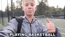 Playing Basketball Carson Lueders GIF - Playing Basketball Carson Lueders Playing Sport GIFs