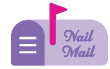 color street nail salon logo symbol nail mail