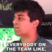 Everybody On The Team Loves Playing Harsha GIF