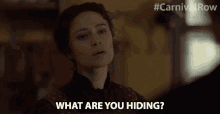 What Are You Hiding Carnival Row GIF - What Are You Hiding Carnival Row Hiding GIFs