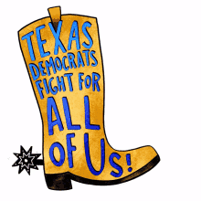 texas democrats fight for all of us boots thanks texas democrats for fighting for voting rights texas democrats texas voting rights