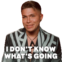 a man in a suit says i do n't know what 's going